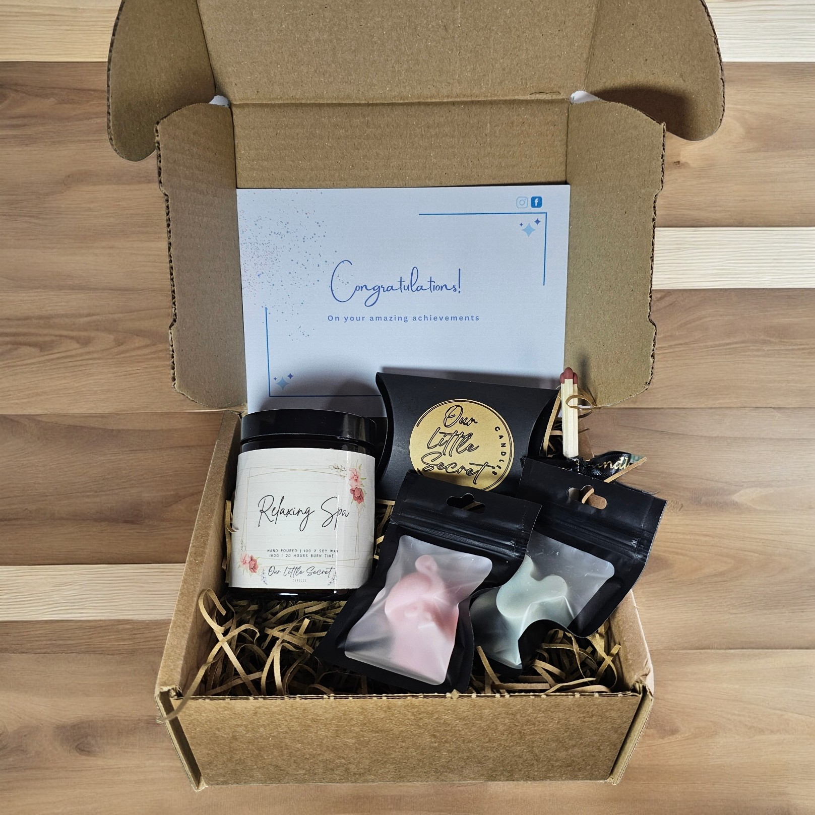 Petite Scented Delight: Candle & Wax Melt Set